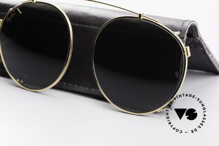 Clip on ray ban round metal discount