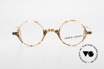 Giorgio Armani 365 Small Round Eyeglasses 90's, a true classic in design and coloring (timeless elegant), Made for Men and Women