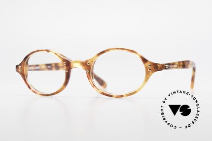 Giorgio Armani 342 Small Oval 90s Eyeglass-Frame, vintage designer eyeglass-frame by GIORGIO Armani, Made for Men and Women