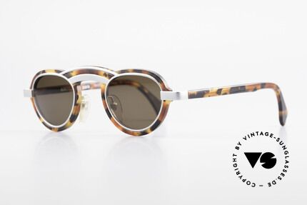 Alain Mikli 5107 / 0504 Rare 80's Designer Shades, brilliant combination of forms, color and materials, Made for Men and Women
