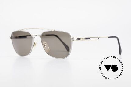 Davidoff 708 Classic Men's Sunglasses, very interesting frame finish (titanium / gold metallic), Made for Men