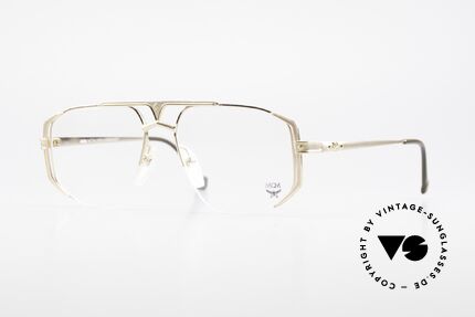 MCM München 5 Titanium Eyeglasses Large, LARGE designer glasses by MCM from the early 1990's, Made for Men
