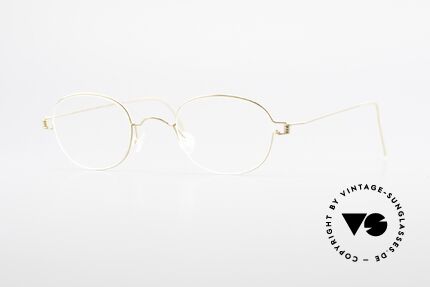 Lindberg Indus Air Titan Rim Classic Titanium Frame Unisex, LINDBERG Air Titanium Rim eyeglasses in size 45-24, Made for Men and Women