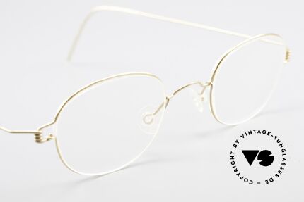 Lindberg Indus Air Titan Rim Classic Titanium Frame Unisex, unworn, NOS, with original magnetic case by Lindberg, Made for Men and Women