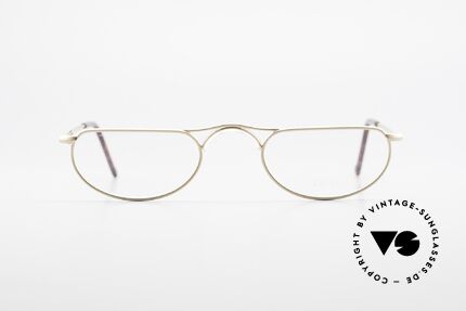 Giorgio Armani 133 Rare Old 80's Reading Glasses, lightweight halfframe (ergonomically correct), Made for Men and Women
