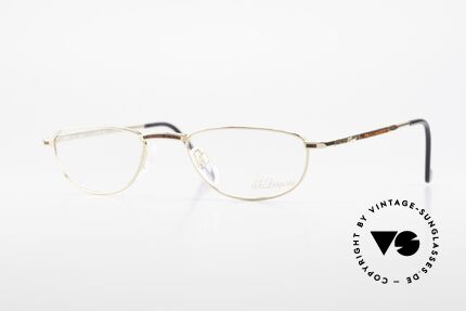 S.T. Dupont D051 Luxury Reading Eyeglasses 23KT, very exclusive S.T. DUPONT reading glasses, size 51°20, Made for Men