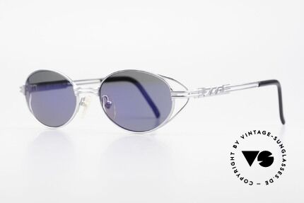 Jean Paul Gaultier 58-6106 Oval Designer Sunglasses, striking / interesting J.P.G. engravings on the temples, Made for Men and Women