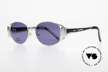 Yohji Yamamoto 52-5107 Limited Edition Sunglasses, massive metal frame in high-end quality (made in Japan), Made for Men and Women