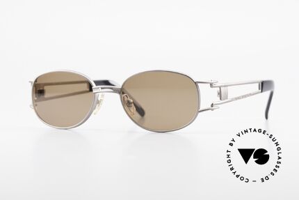 Yohji Yamamoto 52-6106 Designer Shades Vintage Oval, classic oval 1990's Yohji YAMAMOTO vintage sunglasses, Made for Men and Women