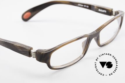 Bugatti 321 Odotype Horn Optic Eyeglass-Frame, very elegant frame pattern looks like horn, Made for Men