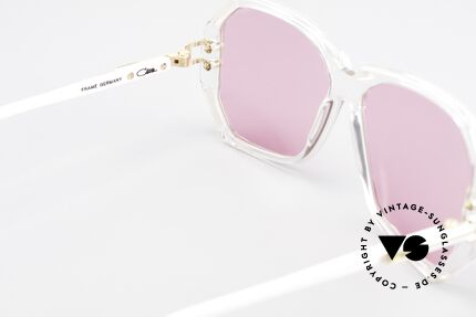 Cazal 169 Pink Vintage Designer Shades, NO RETRO shades, but an app. 28 years old original, Made for Women