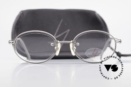 Yohji Yamamoto 51-5107 Titanium Designer Frame Oval, Size: medium, Made for Men and Women