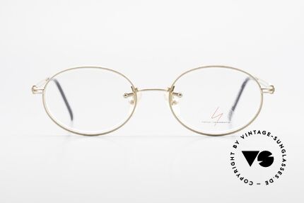 Yohji Yamamoto 51-5107 22kt Gold Plated Oval Frame, extraordinary frame construction (made in Japan), Made for Men and Women
