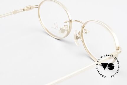 Yohji Yamamoto 51-5107 22kt Gold Plated Oval Frame, Size: medium, Made for Men and Women
