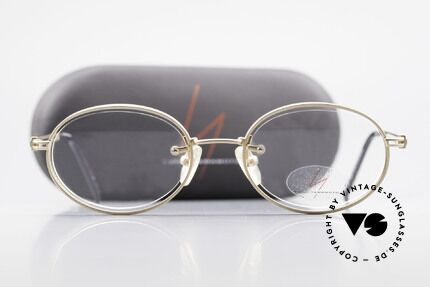 Yohji Yamamoto 51-5107 22kt Gold Plated Oval Frame, Size: medium, Made for Men and Women