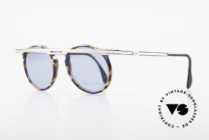 Cazal 648 Old Cari Zalloni Sunglasses, extroverted frame construction with unique coloring, Made for Men and Women