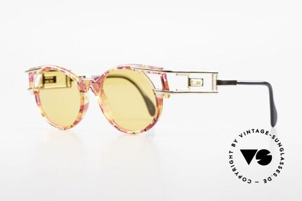 Cazal 353 Hip Hop Old School Sunglasses, temple design is identical to the legendary Cazal 958, Made for Men and Women