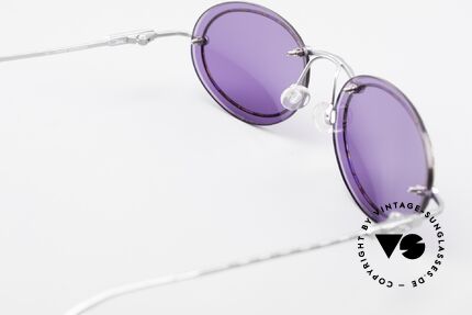 Cazal 770 Oval Vintage Sunglasses 90's, the new purple sun lenses are very pleasant to wear, Made for Men and Women