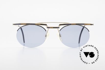 Cazal 758 Original 90s Cazal Sunglasses, great geometrical play (oval & square, at the same time), Made for Men and Women