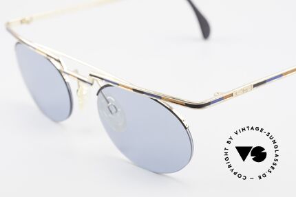 Cazal 758 Original 90s Cazal Sunglasses, col. description in the old catalog: navy-brown-black/gold, Made for Men and Women