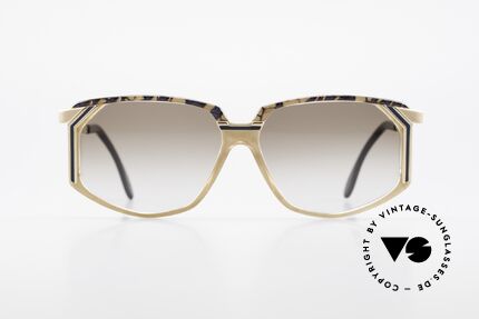 Cazal 346 Hip Hop Designer Sunglasses, striking frame construction = distinctive 90's CAZAL, Made for Men and Women
