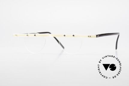 Theo Belgium Fhefa Rare 90's Buffalo Horn Glasses Details
