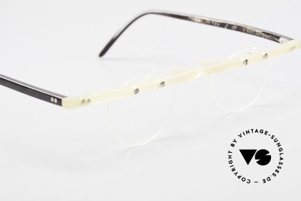 Theo Belgium Fhefa Rare 90's Buffalo Horn Glasses, Size: medium, Made for Men and Women
