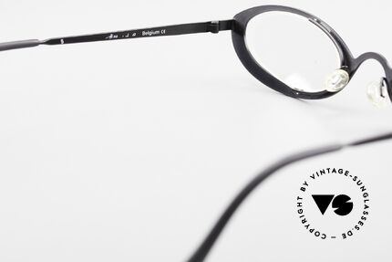 Theo Belgium RaRa Rimless 90's Cateye Glasses, NO RETRO frame; but a rare 20 years old ORIGINAL, Made for Women