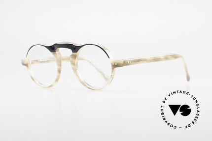 L.A. Eyeworks HITO 101 Vintage Frame Panto Style, spirited designer eyeglasses: artful shaped PANTO style, Made for Men and Women