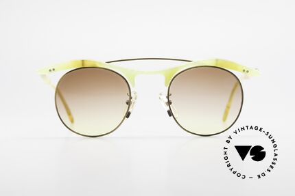 L.A. Eyeworks YANG 670 Vintage Frame No Retro Specs, with attention to details (every frame has a year of birth), Made for Men and Women