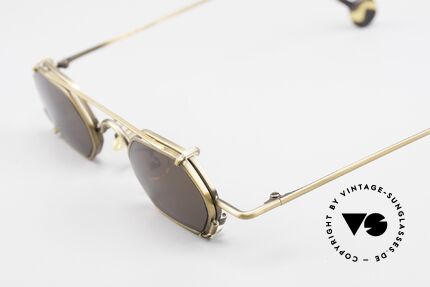 L.A. Eyeworks DICE 455 Vintage Frame With Sun Clip, unworn (like all our VINTAGE L.A.E. designer-sunglasses), Made for Men and Women