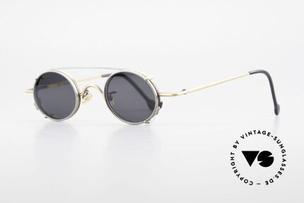 Sunglasses L.A. Eyeworks LINK 143 Oval Eyeglasses With Sun Clip
