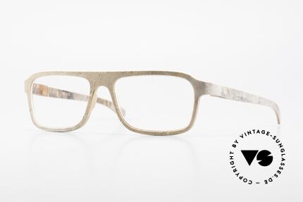 Rolf Spectacles Dino 41 Stone Eyewear & Wood Frame, Rolf Spectacles eyeglasses, made from PURE WOOD, Made for Men