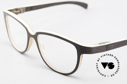 Rolf Spectacles Appia 06 Pure Wood Eyeglass-Frame, every model (made from pure wood) looks individual, Made for Men and Women