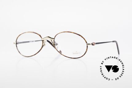 Bugatti 22157 Rare Oval 90's Vintage Specs, elegant vintage designer eyeglass-frame by BUGATTI, Made for Men and Women
