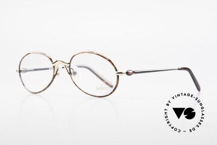 Bugatti 22157 Rare Oval 90's Vintage Specs, 1st class comfort due to spring temples (TOP quality), Made for Men and Women