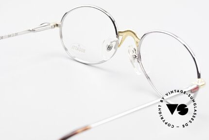 Bugatti 22126 Rare Oval 90's Vintage Glasses, demo lenses can be replaced with optical (sun) lenses, Made for Men and Women