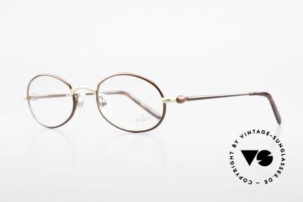Bugatti 22369 Rare Oval 90's Vintage Frame, 1st class comfort due to spring temples (TOP quality), Made for Men and Women