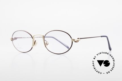 Bugatti EB601 Oval Luxury Eyeglasses Small, a noble original by Ettore Bugatti from the late 90s, Made for Men and Women