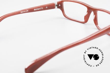 Bugatti 470 Dark Red Designer Eyeglasses, !! the DARK RED looks brighter in the photos !!, Made for Men