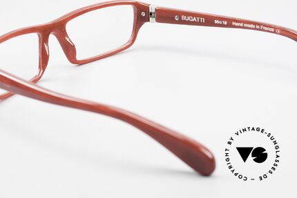 Bugatti 470 Dark Red Designer Eyeglasses, Size: medium, Made for Men