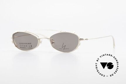 Yohji Yamamoto 52-9011 Clip On Titanium Frame GP Details