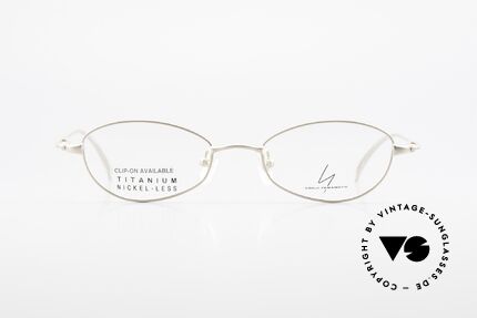 Yohji Yamamoto 52-9011 Clip On Titanium Frame GP, Size: large, Made for Men and Women