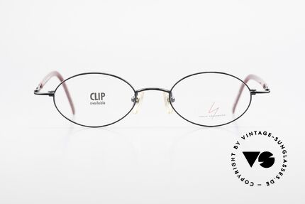 Yohji Yamamoto 51-8201 Oval Vintage Glasses Clip On, Size: medium, Made for Men and Women