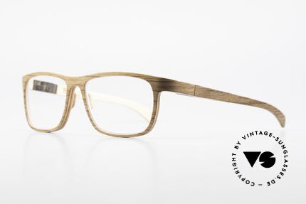 Rolf Spectacles Nomad 05 Pure Wood Eyeglasses For Men, true masterpiece (pure natural material, NO METAL), Made for Men