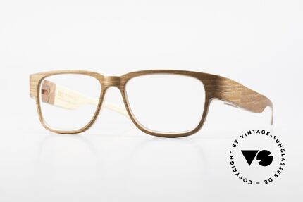 Rolf Spectacles Jupiter 54 XL Frame Made From Pure Wood, Rolf Spectacles eyeglasses, made from PURE WOOD, Made for Men
