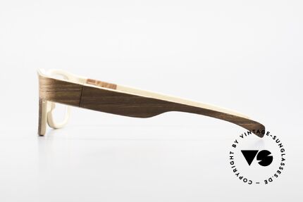 Rolf Spectacles Jupiter 54 XL Frame Made From Pure Wood, every model (made from pure wood) looks individual, Made for Men
