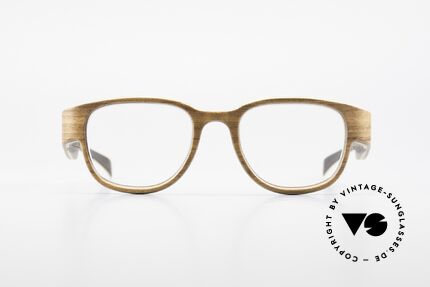 Rolf Spectacles Berlina 53 Pure Wood Frame Unisex Large, originally released in 2009 & awarded immediately!, Made for Men and Women