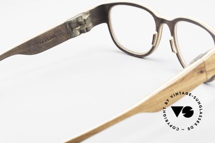 Rolf Spectacles Berlina 53 Pure Wood Frame Unisex Large, Size: large, Made for Men and Women