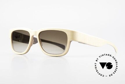 Rolf Spectacles Jupiter 51 Pure Wood Sunglasses Men XL, true masterpiece (pure natural material, NO METAL), Made for Men